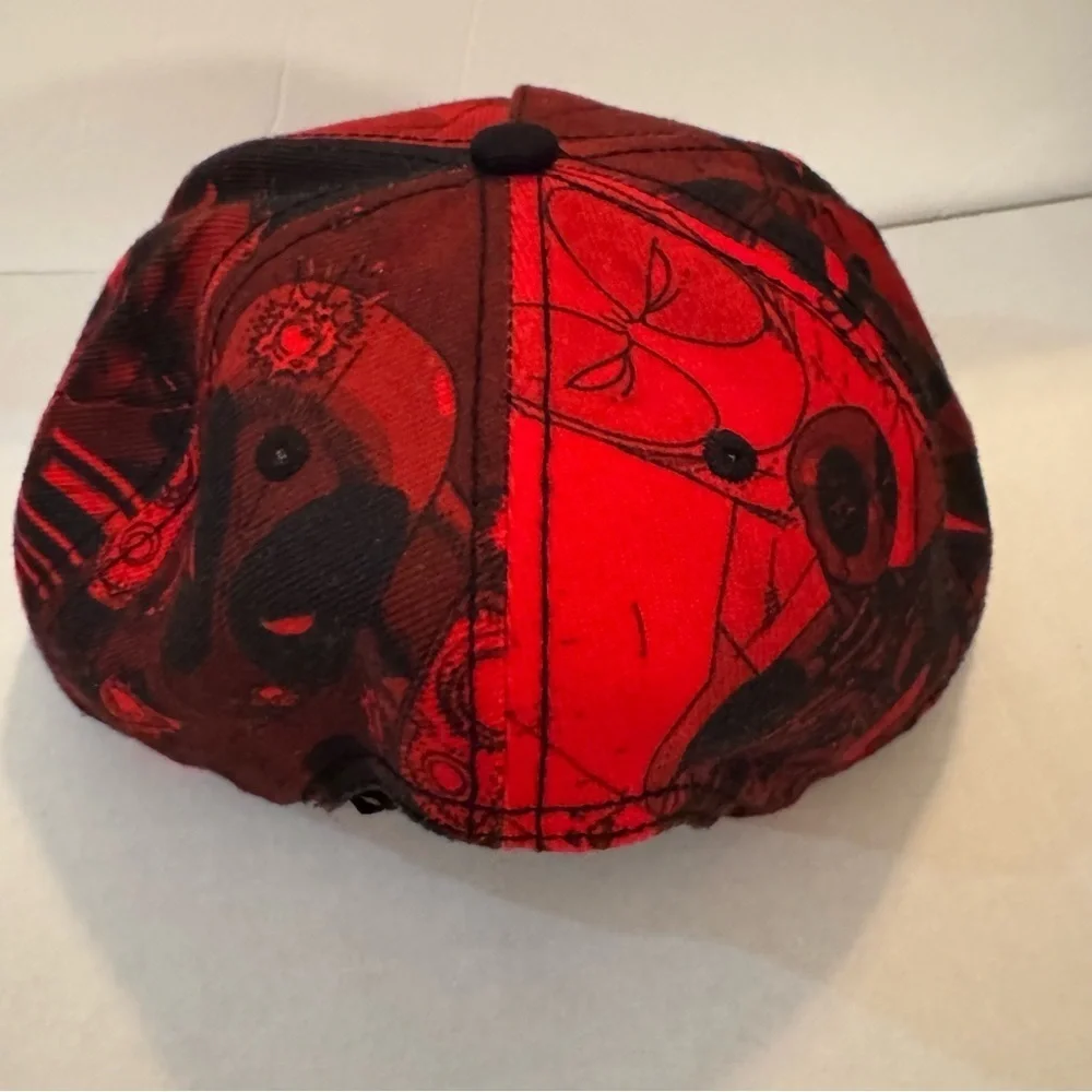 Marvel Deadpool Red Tonal Snapback Hat